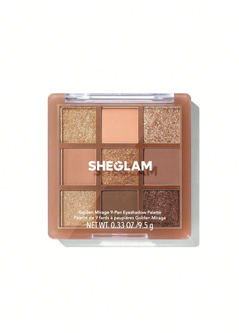 Golden Mirage 9-Pan Eyeshadow Palette-Golden Mirage, 9,5 г Sheglam (363295413)