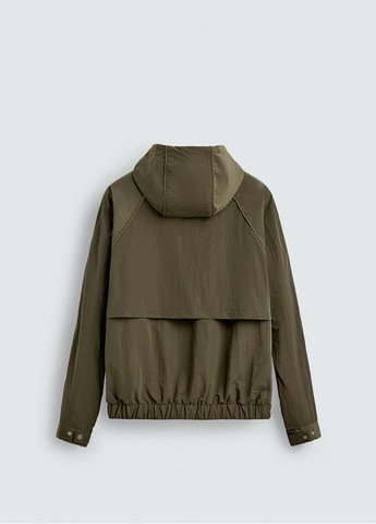 Оливкова (хакі) демісезонна куртка Zara
