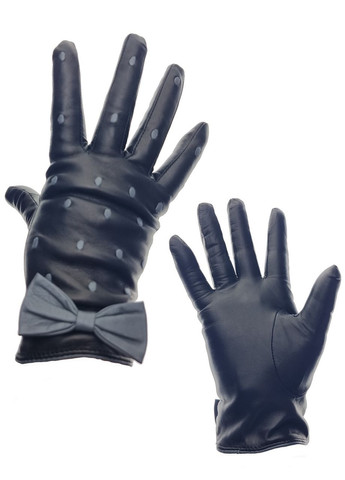 Кожаные женские перчатки лайка на шерстяной подкладке Moschino (315778442)