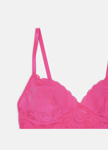 Розовый кружевной бюстгальтер Monki
