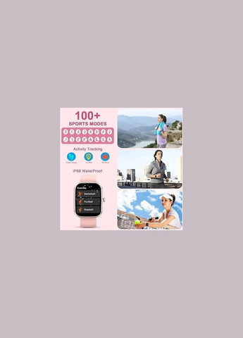 Cмарт годинник Sudorov T70, 1,91" з набором/відповіддю дзвінків, пульсометром/SPo2/монітором сну, IP68, рожевий Smart Watch (334016545)