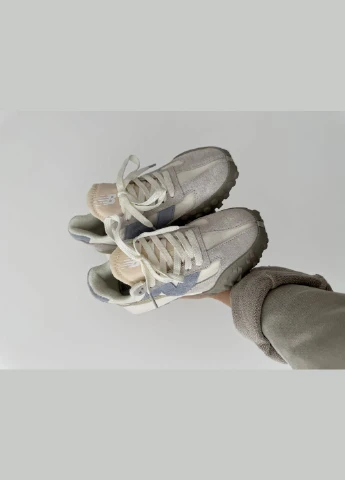 Кроссовки женские и мужские New Balance XC-72 grey white blue | Нью Беланс ХС-72 серые белые голубые No Brand белые демисезоны (316231416)