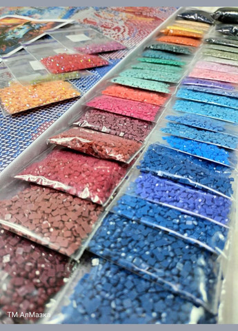 Набір алмазної мозаїки НА підрамнику АЛМр-220 "Чарівний кінь", 40*50см АлМазка (335056486)