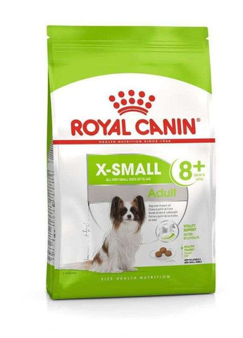 Сухой корм X-Small 8+ для стареющих собак Миниатюрных пород 3 кг Royal Canin (290186985)