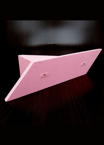 Настенная полка из дерева Эмпайр левая барби (НСП-000150) No Brand (328080771)