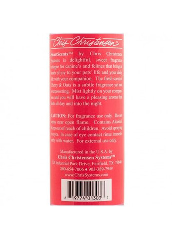Парфуми для собак і котів Smart Scents Cherry & Oats 473 мл Chris Christensen (364749050)