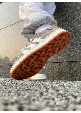 КРОСІВКИ ЖІНОЧІ ADIDAS CAMPUS 00S FUR GREY WHITE АДІДАС КАМПУС No Brand сірі зими (367114983)