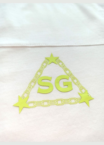 Белая демисезонная футболка удлиненная для парня sg5661 белый асимметричный низ (146 см) Street Gang