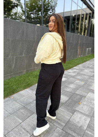 Кофта жіноча тринитка з капюшоном світлий лимон (М197.3) UMON (363979523)