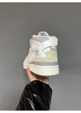 КРОСІВКИ ЖІНОЧІ ADIDAS FORUM 84 HIGH CREAM PINK АДІДАС ФОРУМ 84 No Brand рожеві демісезони (368862033)