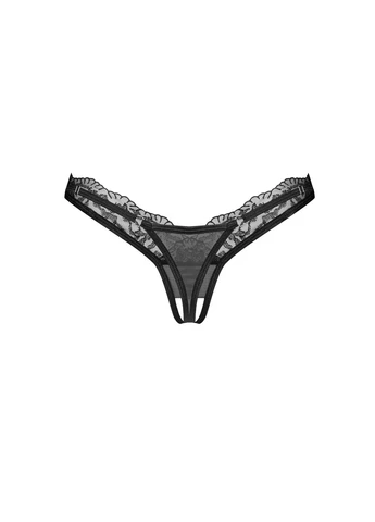 Трусики Arrowel Black crotchless thongs CherryLove Obsessive (366962518)