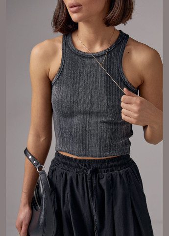 Жіночий топ-майка з еластичного трикотажу Liton (296908983)