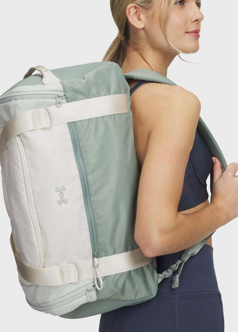 Жіноча Сумка UA Studio Duffle BP 33L Зелений 50 х 25 х 24 см Under Armour (367594182)