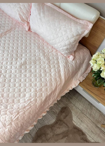 Покрывало велюр 2 наволочки гипоаллергенное (П4К-velur-pokruvalo-0100-02) No Brand (306633822)