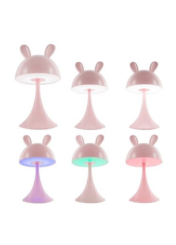 Ночник Светильник LED с аккумулятором Simple Bunny, (K25-317-1-2) Kite Світильник LED з акумулятором Simple Bunny, рожеви (367830889)