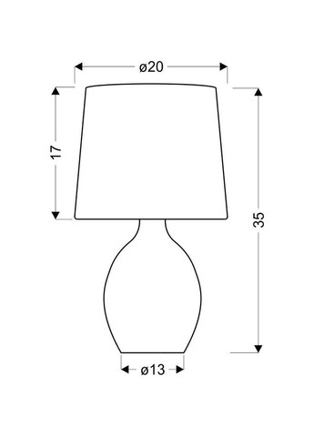 Настольная лампа AMBON (41-78575) Candellux (361313238)