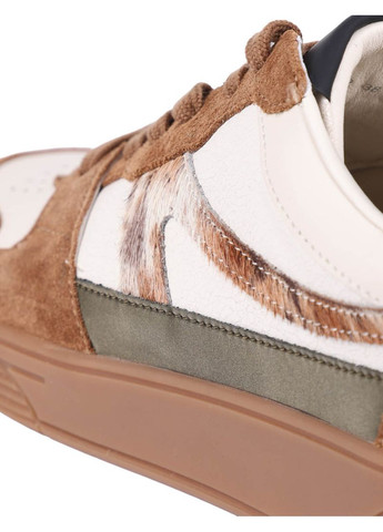 Коричневі жіночі кеди 206-24206-r2-2 коричневий шкіра MIRATON