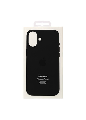 Чехол with MagSafe для iPhone 16 Цвет Black Silicone Case Apple iPhone 16 2024 (335874628)