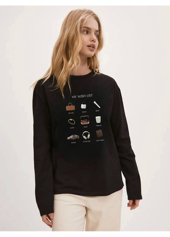 Лонгслів “Base Mood” — твоя ідеальна посадка кожен день — заміри в описі Vione (367075290)