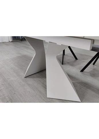 Стол раскладной LAURA CERAMIC 160(240)x90 см керамика белый матовый No Brand (400359768)
