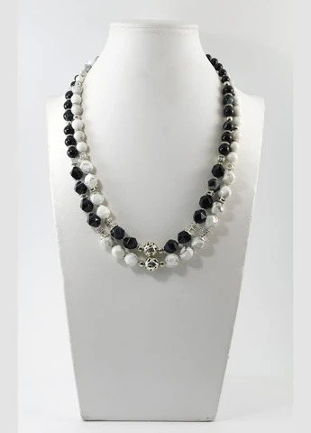 Намисто "Калла" Агат, Кахолонг Fursa fashion (322314257)