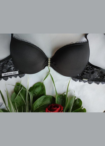 Чёрный бюстгальтер с гладкой чашкой 6112 лейлив Leilieve полиамид