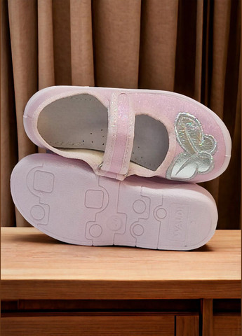 Дитячі тапочки для дівчинки ортопедичні на липучці Waldi (274380560)