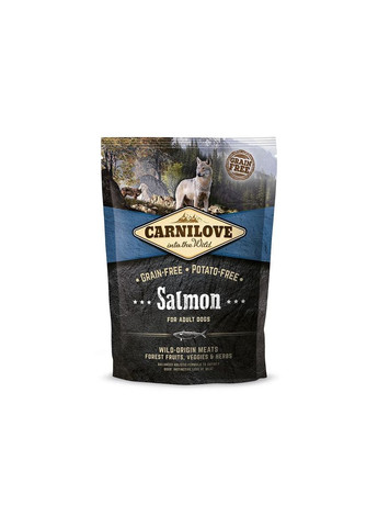 Сухой корм Salmon для взрослых собак всех пород, лосось, 1,5 кг Carnilove (292259949)