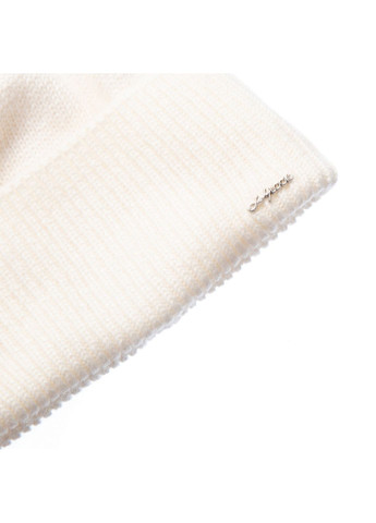 Набір шапка з помпоном + шарф жіночий вовна з люрексом білий LILY LuckyLOOK 239-166 (322792436)