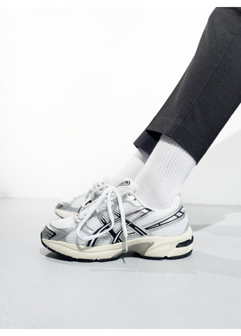 Білі Осінні кросівки чоловічі asics gel-1130 white / silver асікс гель 1130 No Brand