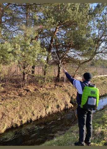 Телескопическая штанга 4,2 м для аккумуляторного опрыскивателя для распыления гербицидов 9942 Bass Polska (368698239)
