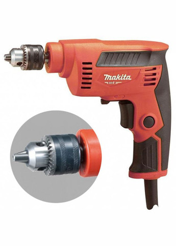 Дрель безударная M6501 (230Вт, 6,5мм) с противоскользящей рукояткой (4335) Makita (295039837)