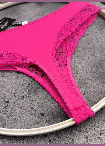 Мереживні трусики стрінги з фіброю No Brand (334012287)