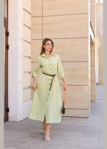 Салатовое платье MN