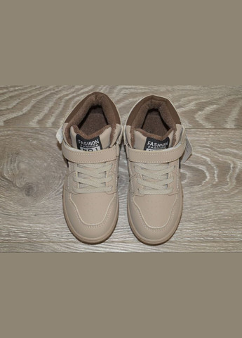 Светло-коричневые повседневные, кэжуал осенние хайтопы демисезонные детские / ботинки демисезонные детские светло-коричневые BBT