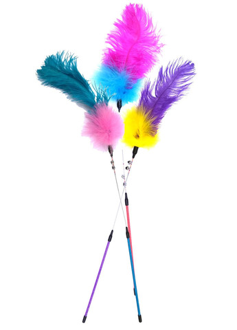 Іграшка Паличка з дзвіночками для кішок, 48 см (пластик) GimCat (299721847)