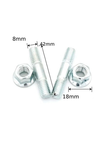 Заколки на шину + гайка. Комплект. Для моделей 4500/5200/5800 Winzor (366432272)