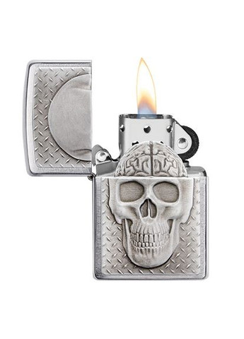 Зажигалка 200 Skull with Brain Surprise Zippo (316468272)
