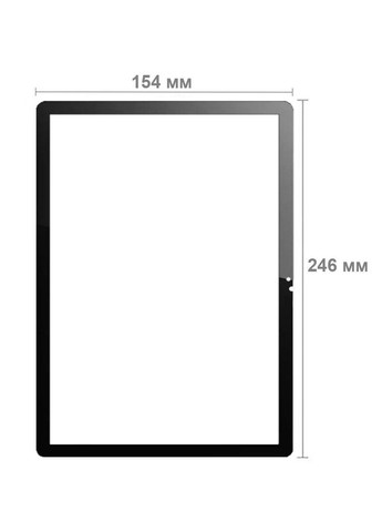Защитное стекло 10D для планшета Lenovo Tab M10 Plus 10.61" 3rd Gen (TB125 / TB128) Black BeCover (280931873)