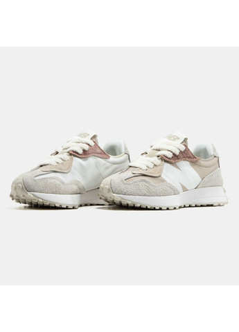 Кроссовки женские New Balance 327 Beige | Нью Беланс 327 бежевые No Brand бежевые демисезоны (366343497)
