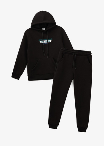 Костюм худи+штаны для мальчика 06105 146 см Черный shop (2000990856036) DENIZ (353579348)