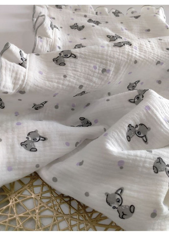 Мусліновий плед з рюшем, розмір 100*100 No Brand (371774420)