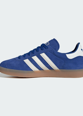 Синие всесезонные кроссовки gazelle adidas