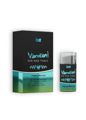 Рідкий вібратор Vibration Gin Tonic (15 мл) Intt (297574057)