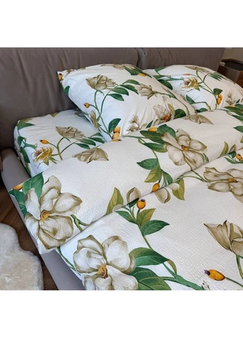 Комплект постільної білизни сімейний Квіти Жатка 674538 Ananasko (376872691)