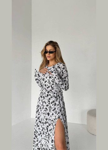 Білий кежуал сукня INLABEL зебра