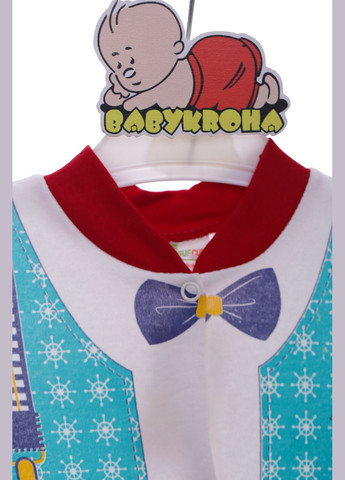 Песочник для мальчика трикотажный с бабочкой голубой 68 см (37819) BABYKROHA (297200743)