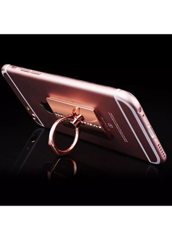 Кільце-підставка/попсокет для телефона «Lady style» зі стразами в рожевому кольорі China (366874556)