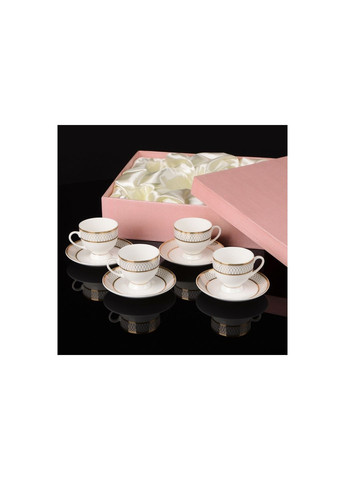 Сервіз кавовий NP83SETCOF 12 предметів білий Lora (364502247)