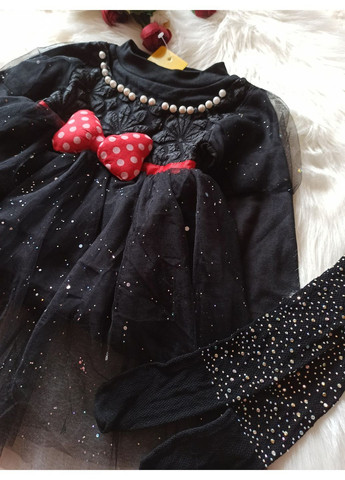 Чорна стильна тепла у стилі мінні маус No Brand (369964986)